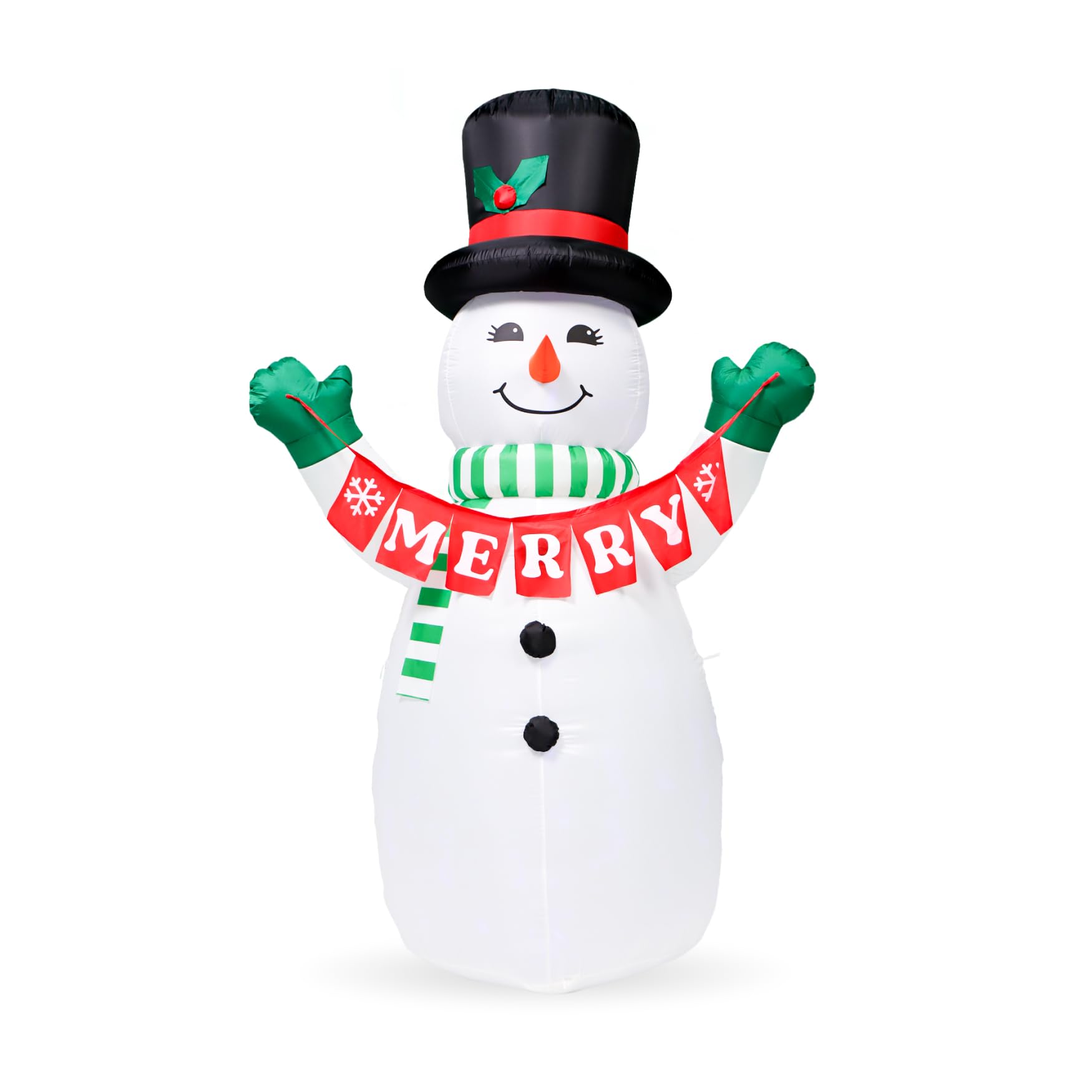 Mr. Christmas Bonhomme de neige gonflable d'extérieur 3 m