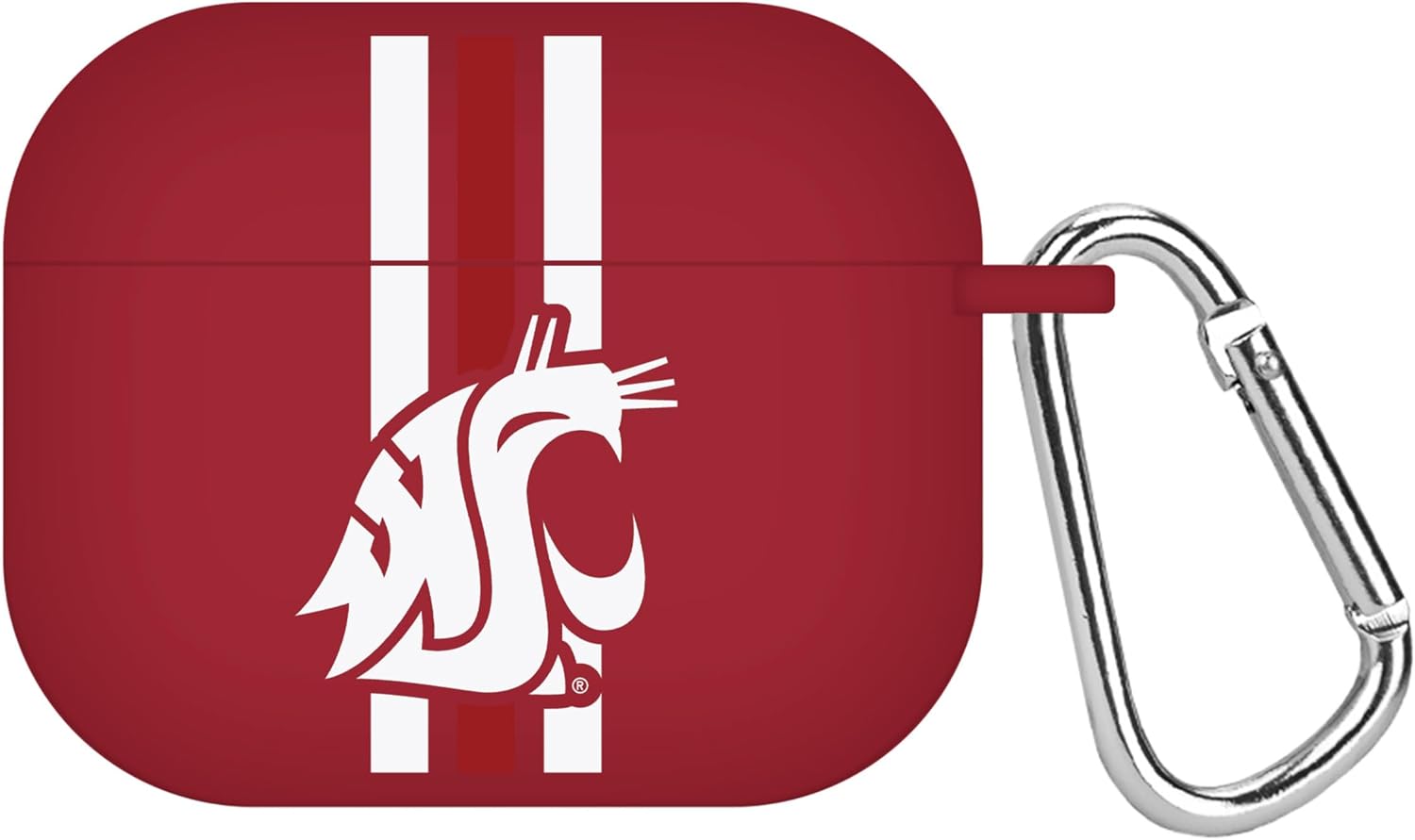 Affinity Bands Washington State Cougars Custom Name HD Case Cover Compatible with Apple AirPods Pro 1 & 2 (Crimson)