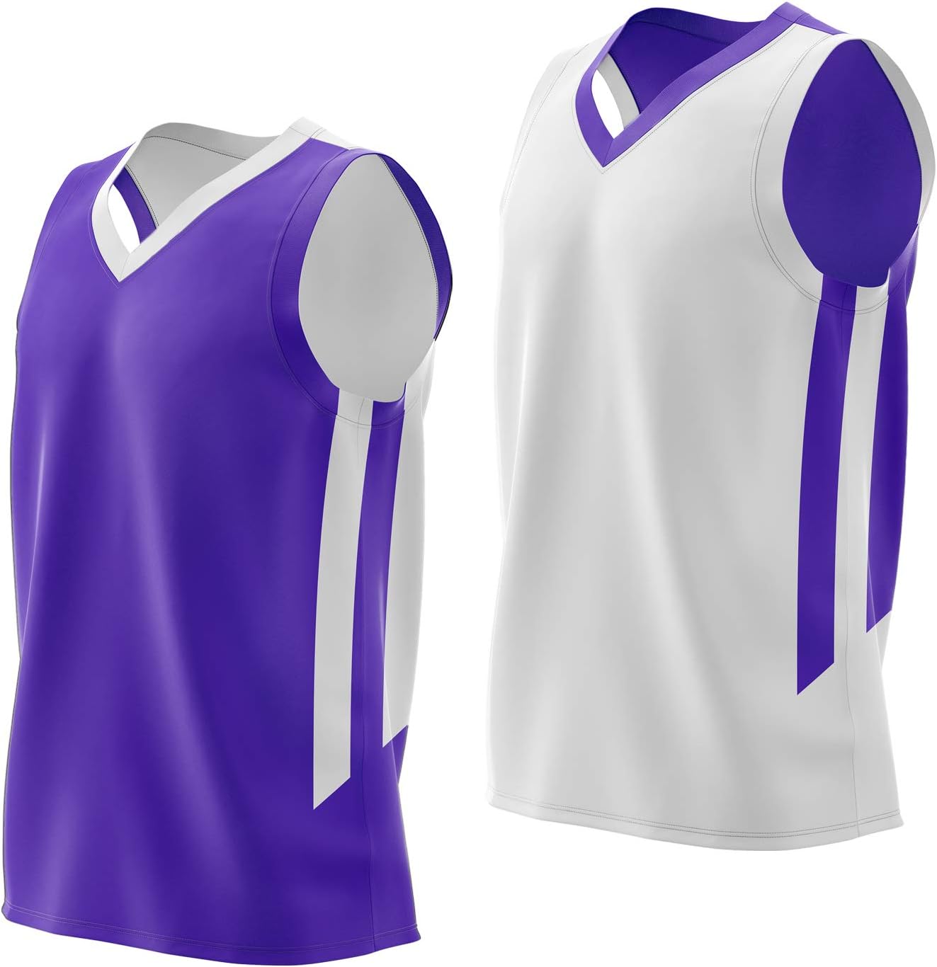 Liberty Imports Reversible Basketball Jersey for Men – Lightweight Breathable Mesh Scrimmage Athletic Practice Sports Jersey