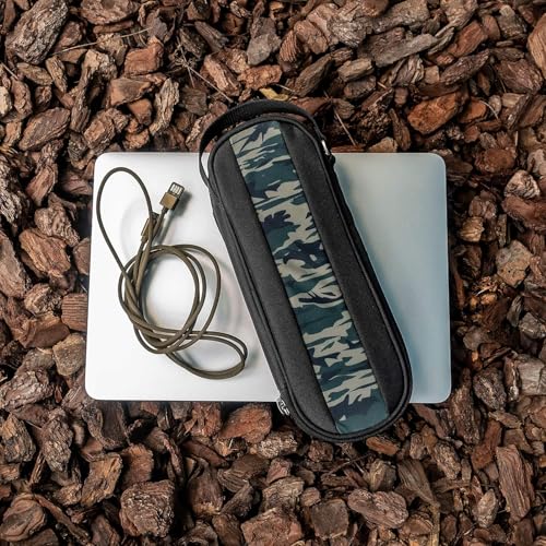 Electronics Travel Organizer for Charger & Laptop Accessories | Small Cable Bag Organiser for Tech Gadgets & Travel Essentials | Tech Pouch & Power Bank Case for Camera Accessories (Camo) - Image 3