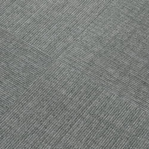 Image of Mohawk Basics 8 inch x 8 inch Carpet Tile Sample with EnviroStrand PET Fiber in Slate, (1 Sample)