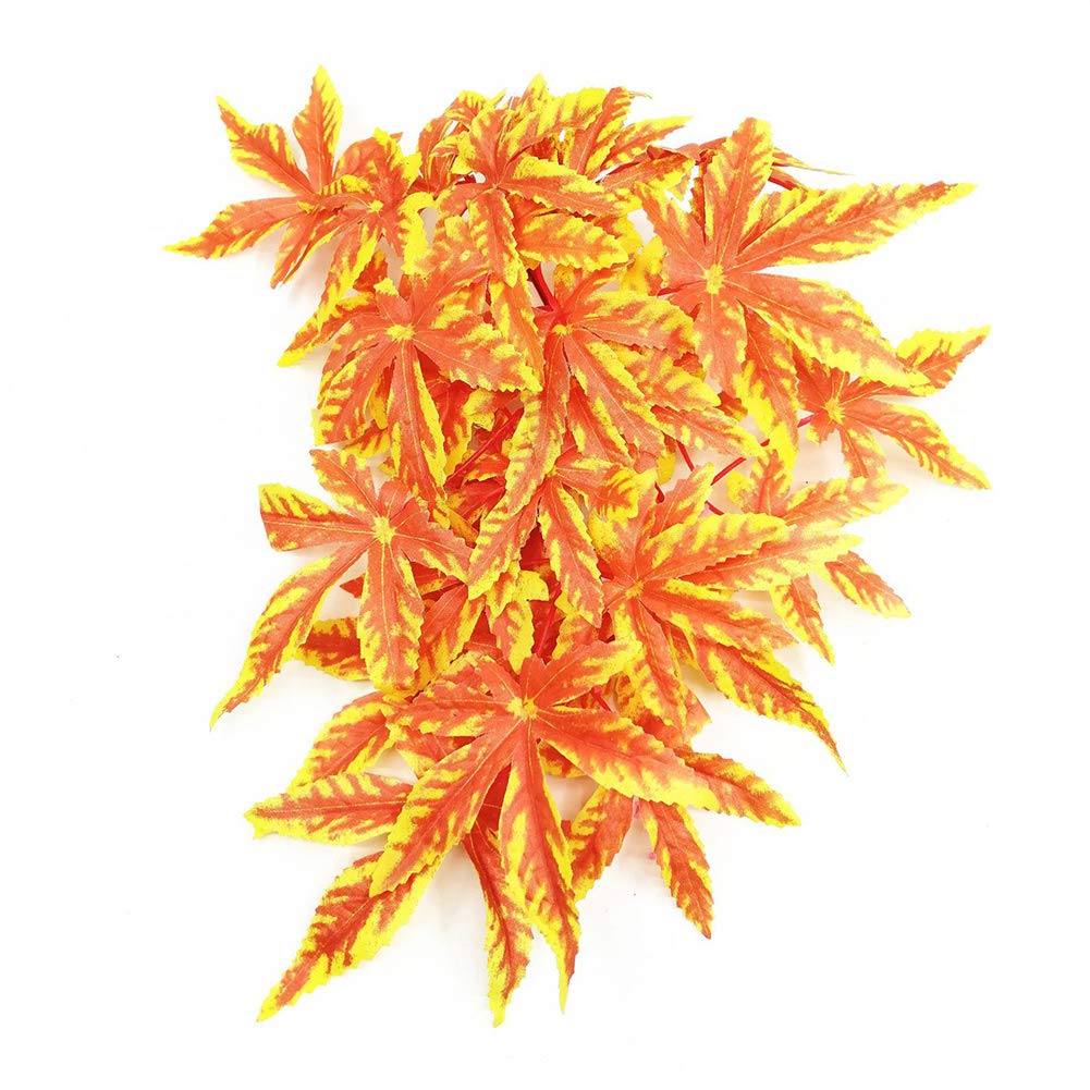 Shineweb Aquarium Artificial Water Grass Plant Hanging Leaves Vine Rattan Fish Tank Decor Aquarium Décor Plastic Plants G