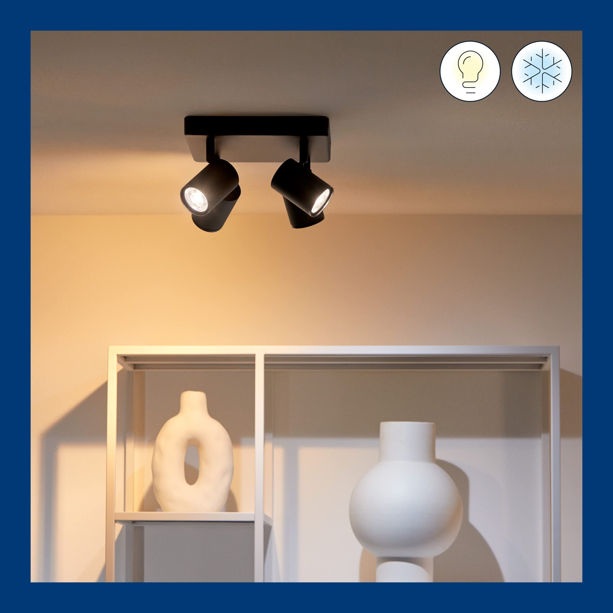 WiZ Inteligentna lampa Imageo, 4x reflektor LED, 3x5W, Wi-Fi, wiele odcieni bieli, szeroka paleta kolorów, sterowanie aplikacją