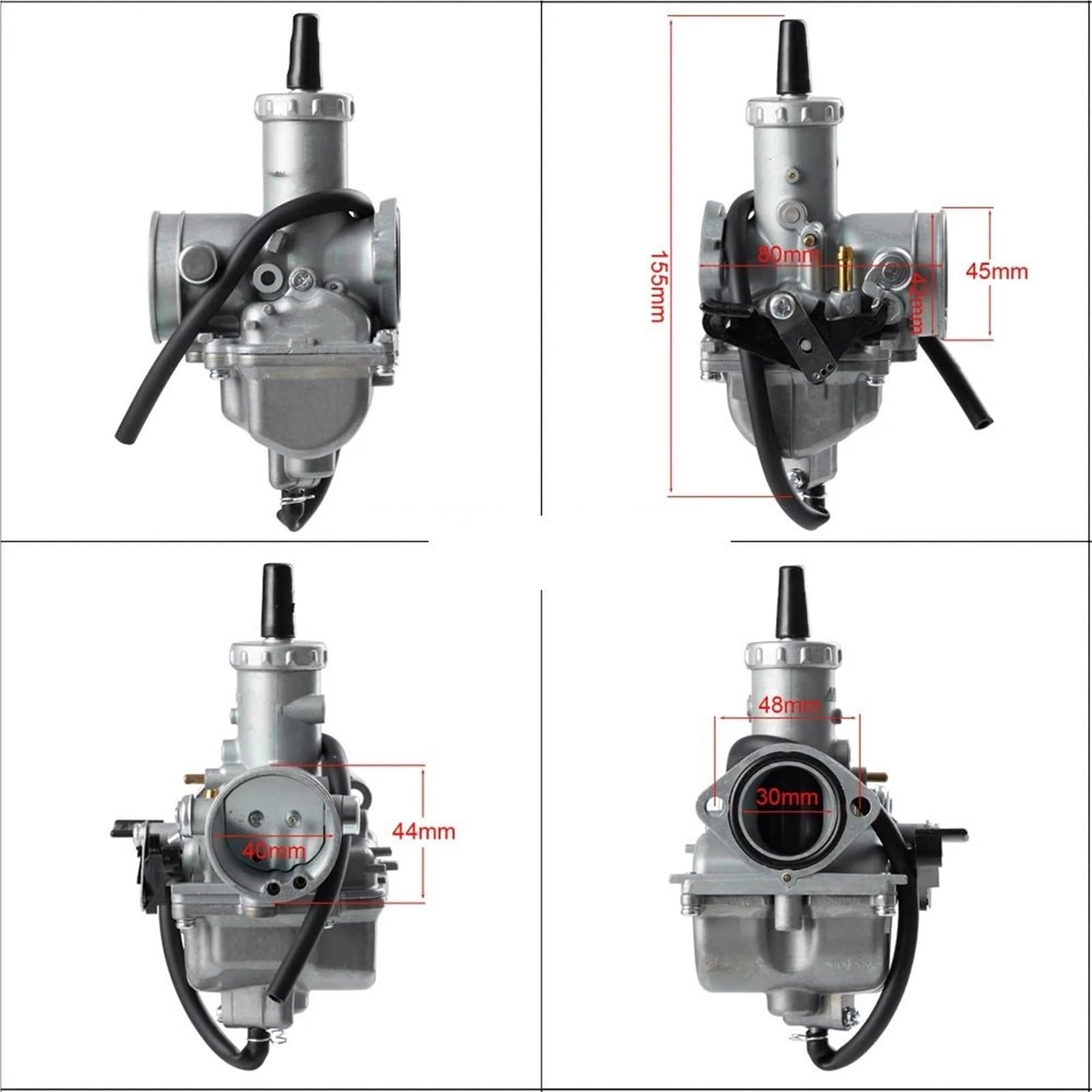 Naprawcze Carb Wymiana Akcesoriów 30 mm pasuje do gaźnika Mikuni VM26 PZ30 o pojemności 150, 160, 190 cm3, CG, 200, 250, CB250, silnika ZongShen