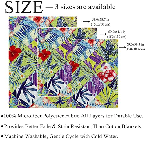 Couverture de lit Hawaii, couvre-lit doux et moelleux pour des nuits sereines - 5