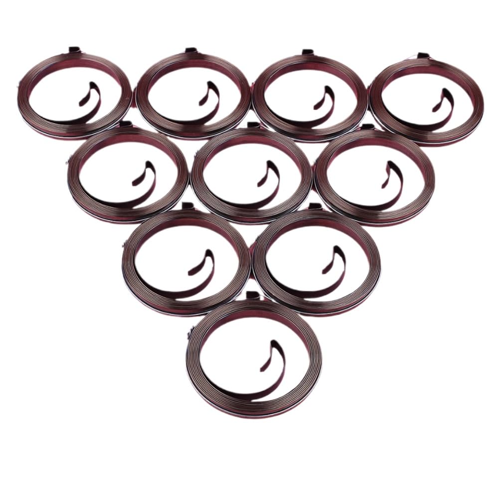 10 Pezzi di avviamento a Strappo a Strappo Primavera 28442-ZH8-003 Compatibile con Accessorio di Alimentazione da Giardino per Tosaerba GX160 GX200
