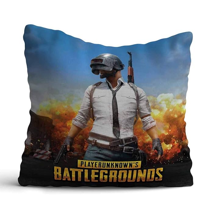 Giftcart Conjugated Polyester Canvas Fibre Cushion Cover, 12x12 inch, Multicolour