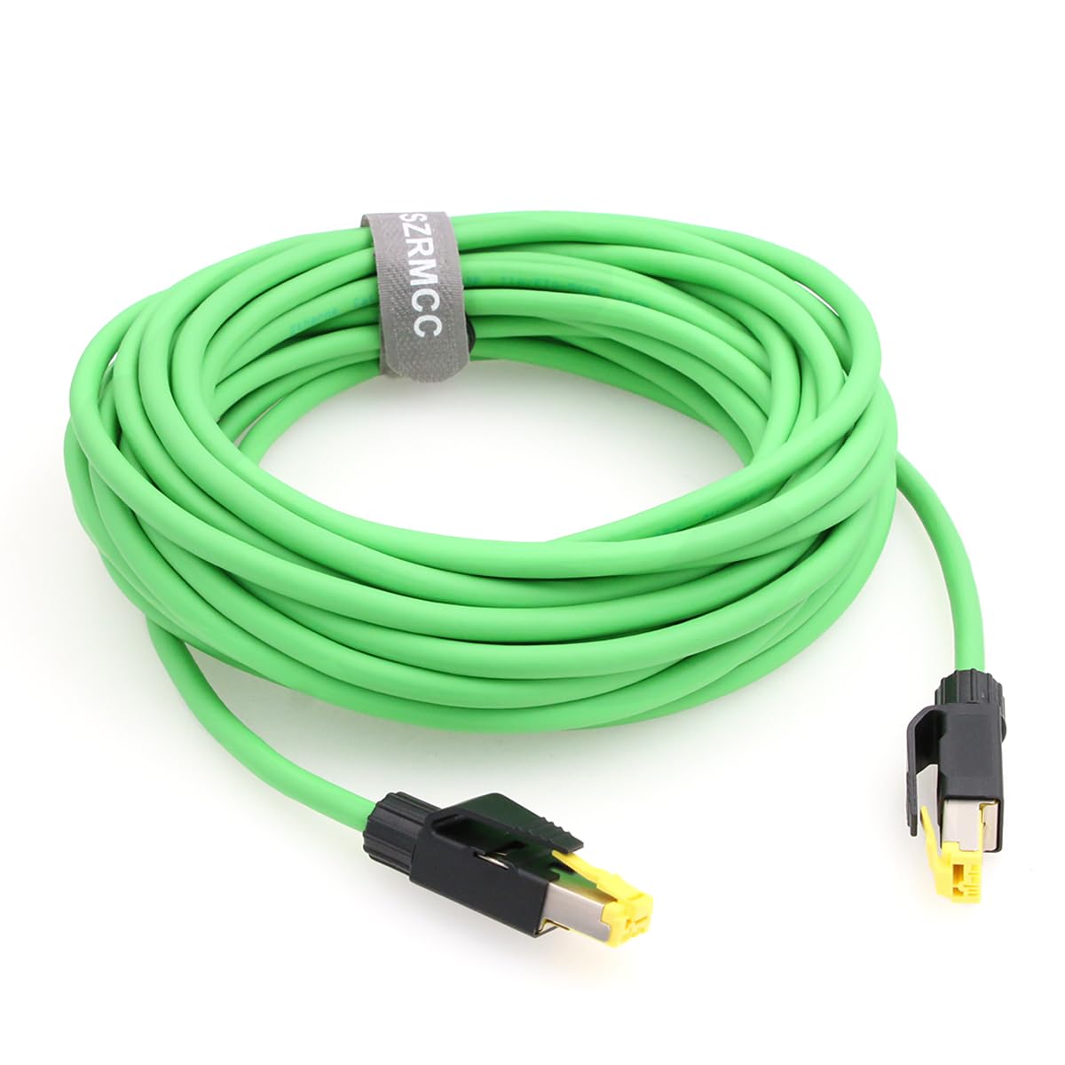 SZRMCC RJ45 Gigabit Ethernet Cable RJ45 to RJ45 Locking Screw Cat6 Shielded Network Cable for Basler Ace Racer MED Hikvision Cognex CCD GigE AVT Industrial Vision Camera (10m)