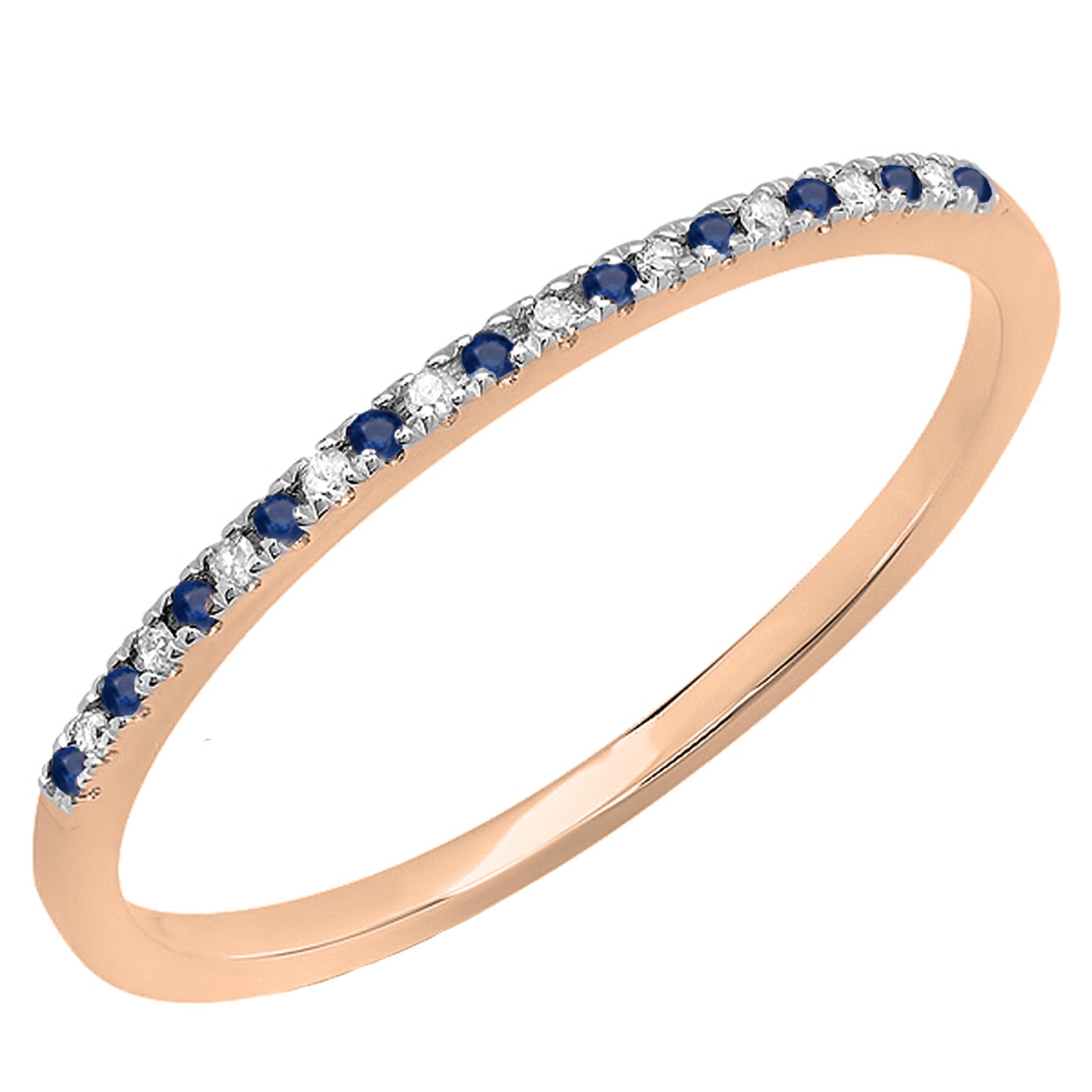 Dazzlingrock Collection Blue Sapphire Band