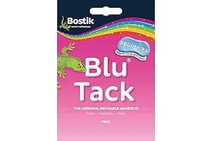 Blu-Tack Bostik Blu-Tack Pink 801608: The Reusable Adhesive Solution