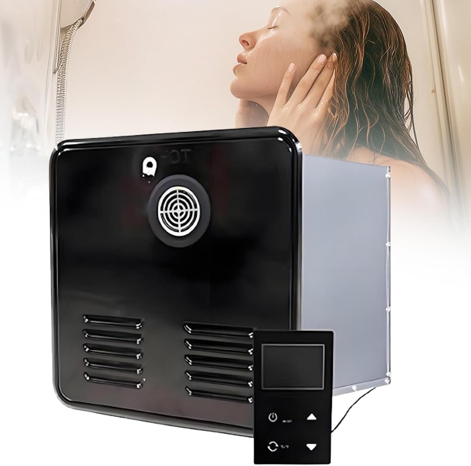 Rv Tankless Water Heater, 2026 New On Demand Instant Gas Rv Tankless Hot Water Heater With 15 X 15 Inch Door, Dc 12v, 55000 Btus 3.9 Gpm, Compatible With All Rvs, Campers Black
