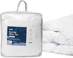 Luuna Pillow Top Essential King, Capa hipoalergênica, 100% algodão