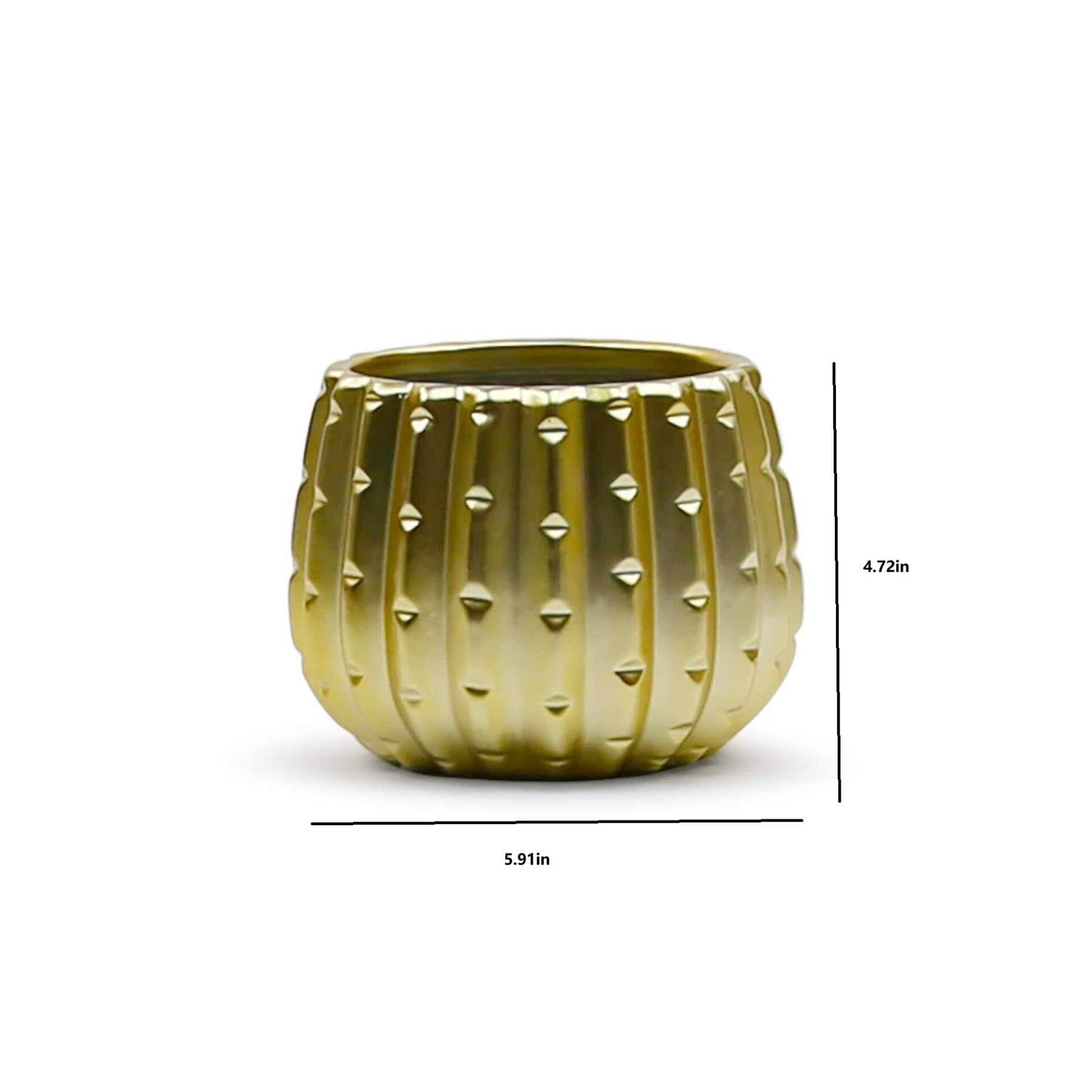 Donice ogrodowe Wazon ceramiczny origami matowy turkusowy kaktus doniczka składana rustykalna we wzorzyste miski ozdobne