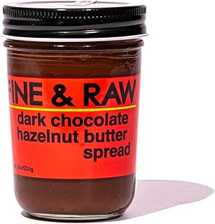 Fine & Raw Hazelnut Butter Spread 8 Ounce – Clean Ingredients, Vegan, an...