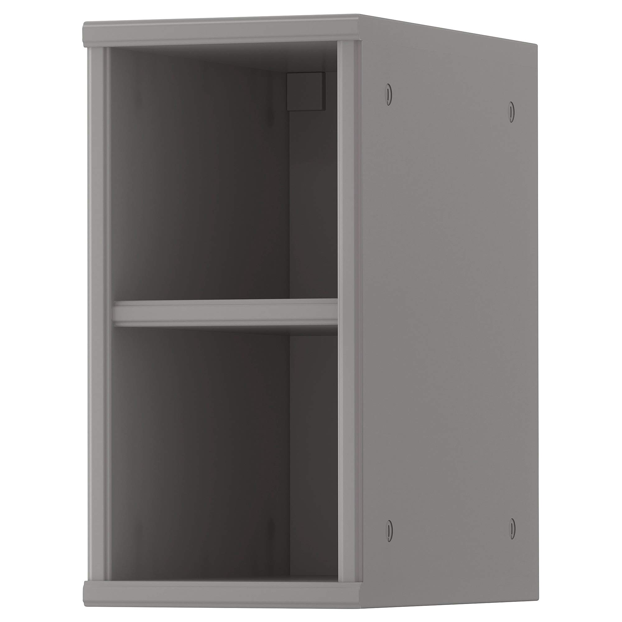 Meuble haut ouvert TORNVIKEN gris 20 cm petit rangement mural cuisine