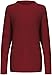 Oversized Batwing Long Sleeve Sweaters for Women Dressy Casual Basic Pullover Tops Chunky Knit Crewneck Sweater (Red,Small)