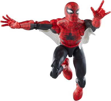 Marvel Legends Series The Amazing Spider-Man, Marvel Comics Retro Collectible 6-Inch Action Figures, Toys for Ages 4 and Up