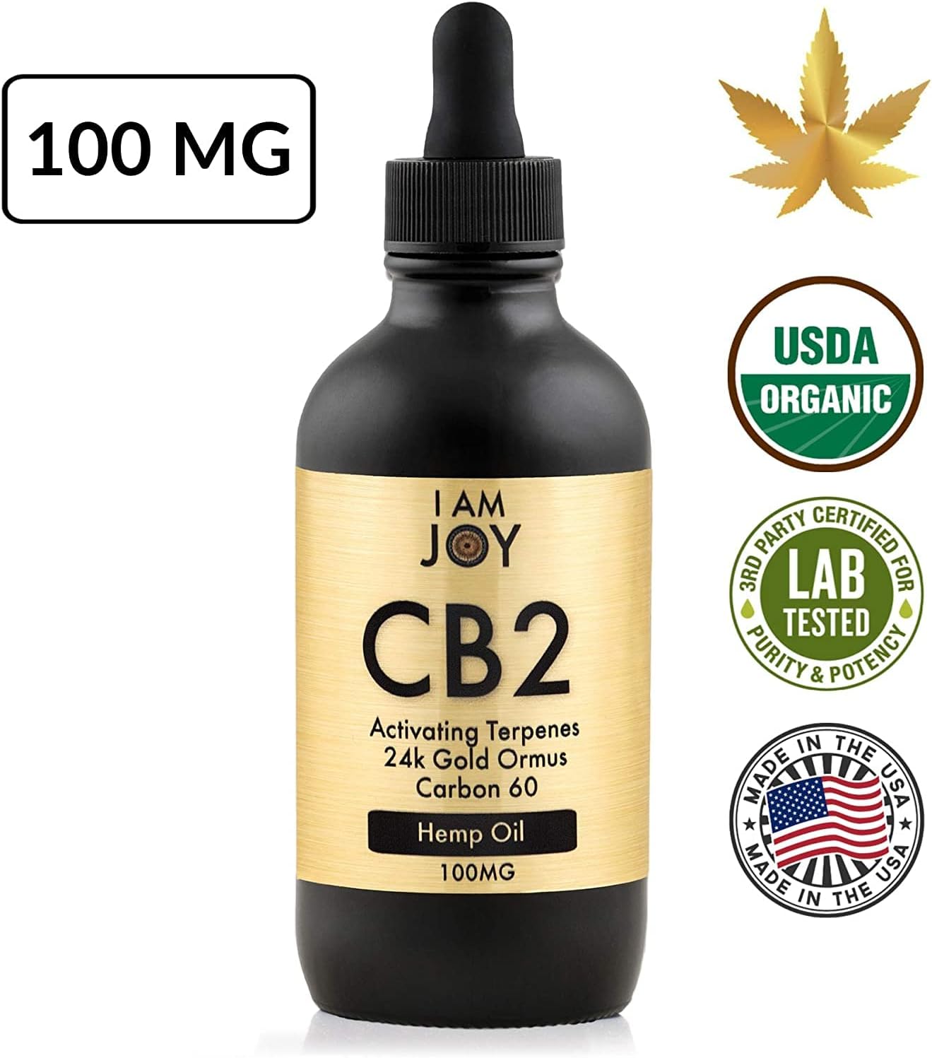 Exсluѕіvе Dіѕсоunt 50% Prісе I Am Joy: Pure Hemp Oil Extract, CB2 Terpenes, 24k Gold Ormus, C60, Lavender, Rose & Lemon Flavor - May Help with Stress Support, Relief Focus Clarity Happiness 4oz 100mL 🔥 I Am Joy: Pure Hemp Oil Extract, CB2 Terpenes, 24k Gold Ormus, C60, Lavender, Rose & Lemon Flavor - May Help with Stress Support, Relief Focus Clarity Happiness 4oz 100mL