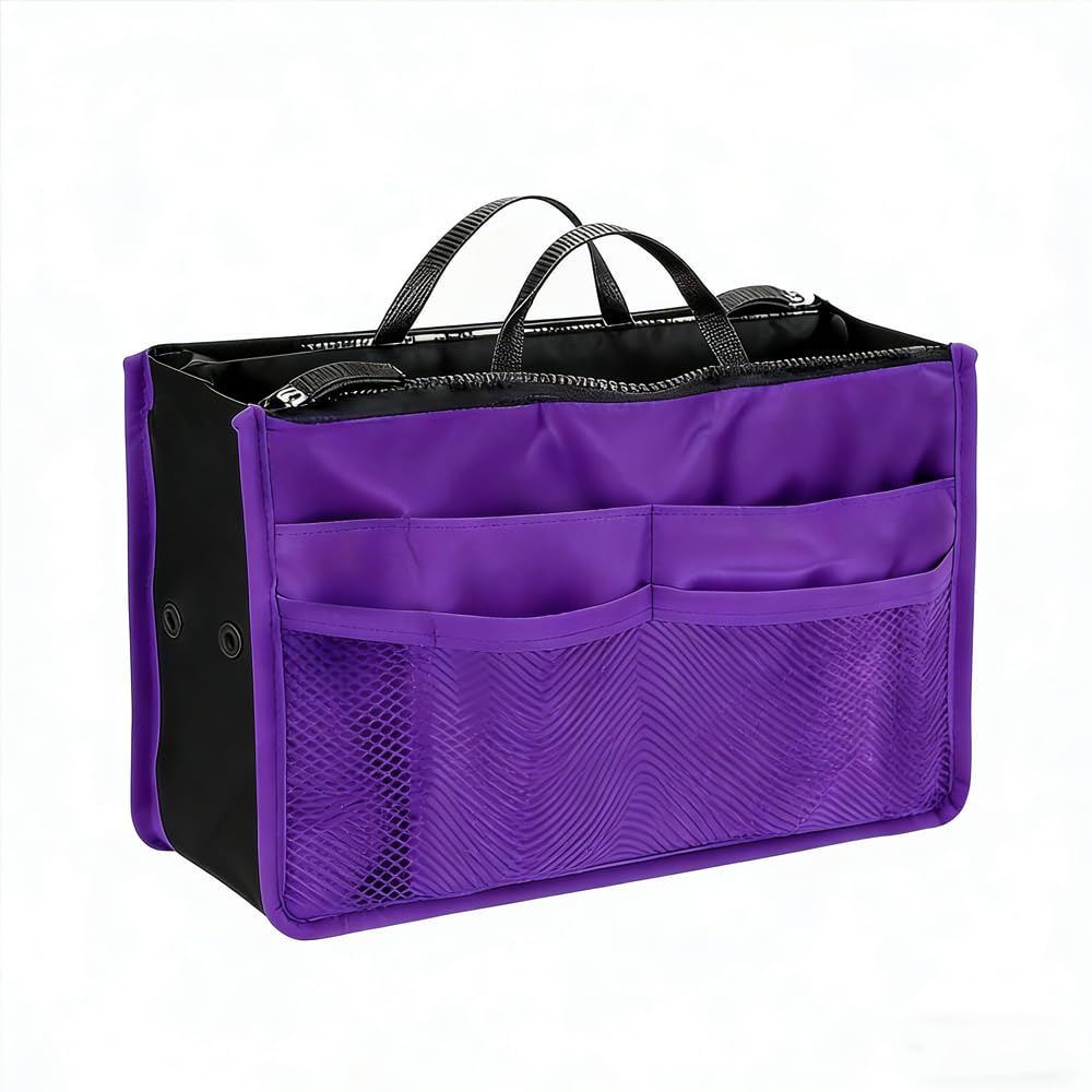Photo 1 of ***OUTER POCKET SMALL RIP*** 13 Pockets Purse Organizer Insert, Updated Purse Handbag, for Handbags Bag Organizers Inside Tote Pocketbook Women Nurse Nylon Medium