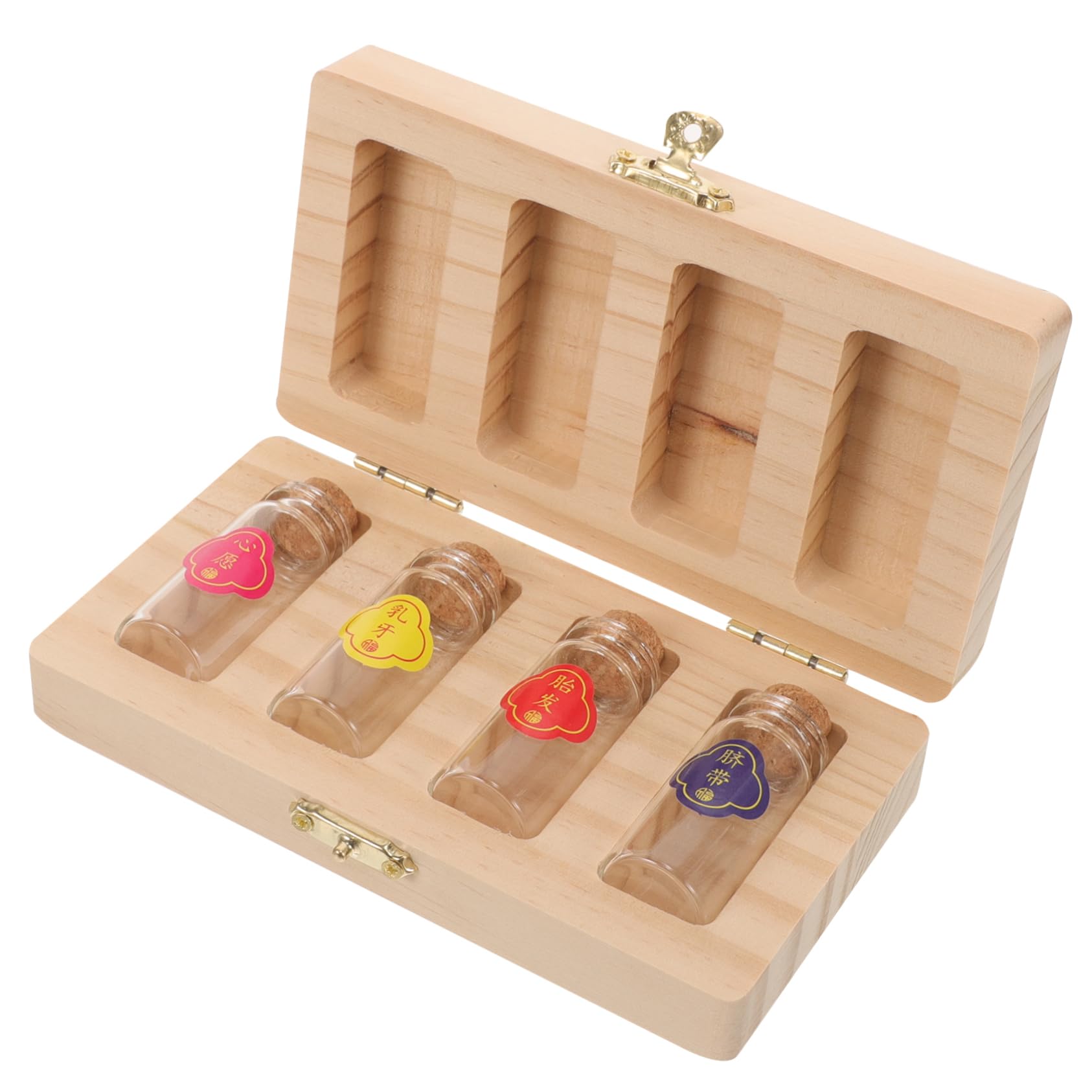 TOYANDONA 4juegos Caja De Recuerdo Para Dientes De Niño Niña Organizador De Recuerdos De Dientes Infantiles Recipiente Para Guardar Memorias Infancia