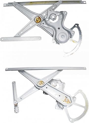 Miniatura 459 de TRQ Juego de elevalunas manual para el lado del conductor y del pasajero compatible con Chevrolet Tracker 1998 1989-1997 Geo 1989-1998 Suzuki