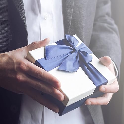 Miniatura 7 de Cinta de satén de doble cara negra de color sólido de 1-12 pulgadas x 50 yardas, cintas de tela perfectas para decoración de bodas y fiestas,