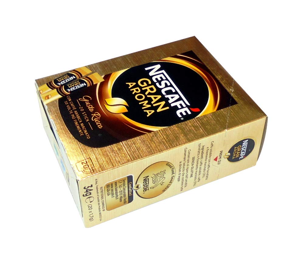 Nescafe - Lote de 240 cápsulas de café liofilizado soluble de porción única Nescafe para hoteles Bed and Breakfast