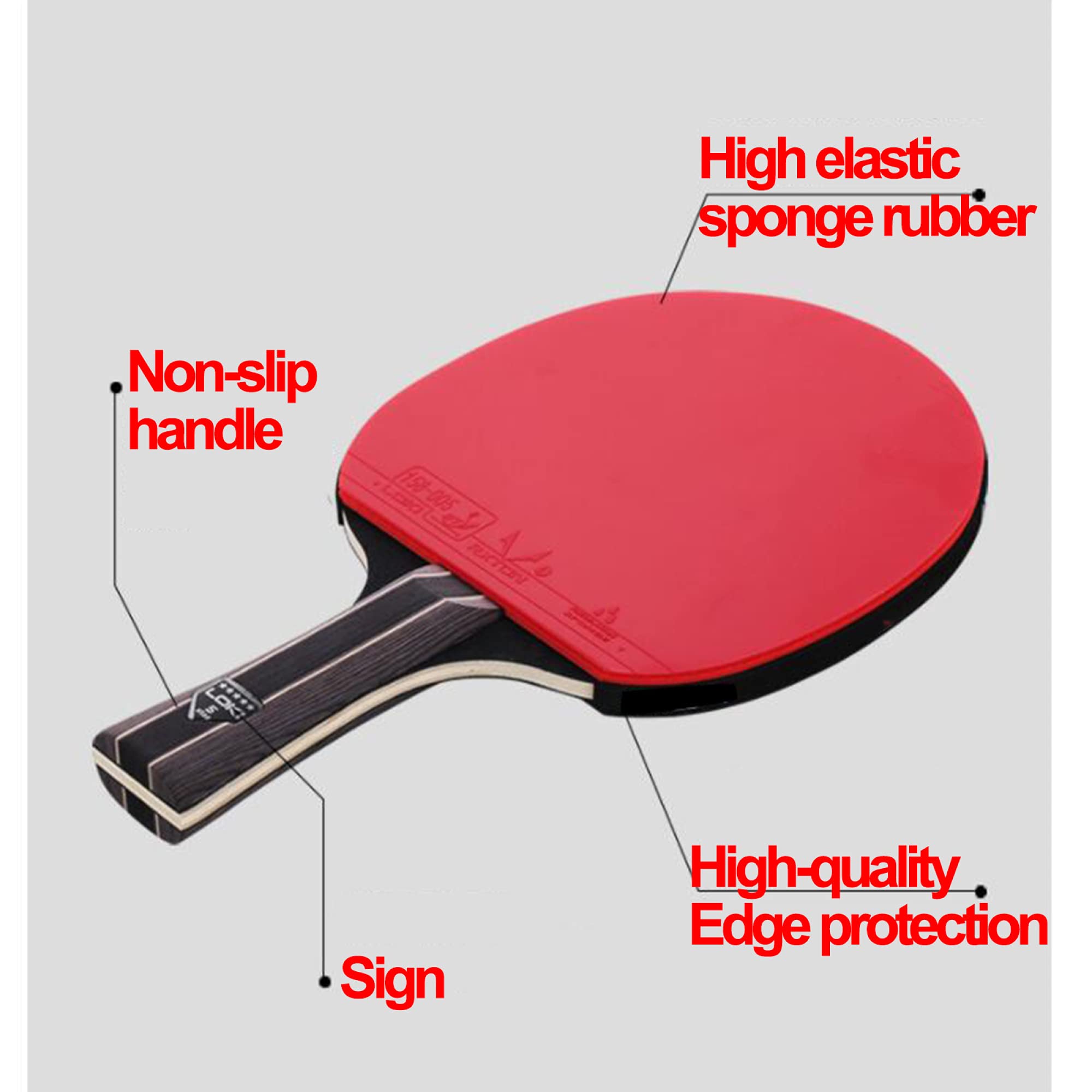 Ensemble de raquettes de tennis de table professionnelles