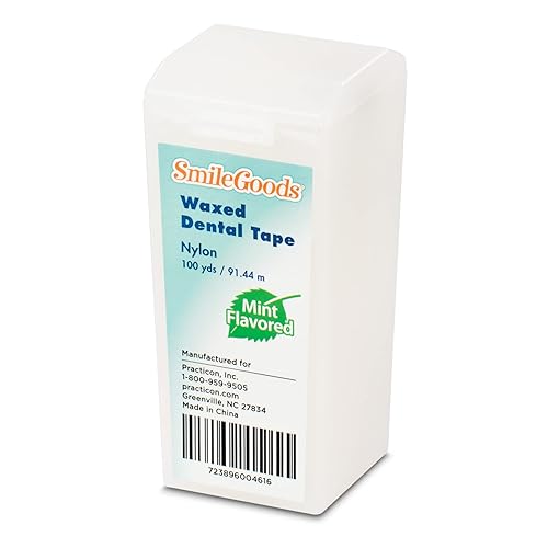 Miniatura 4 de SmileGoods - Cinta dental encerada, 100 yardas, sabor a menta