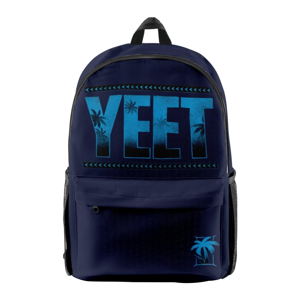 DIULEILAOMOU Jey Uso Yeet Backpack Women Men Rucksack Unisex Travel Bag Packsack Harajuku Casual Daypack Fashion Bags (Navy,One Size)