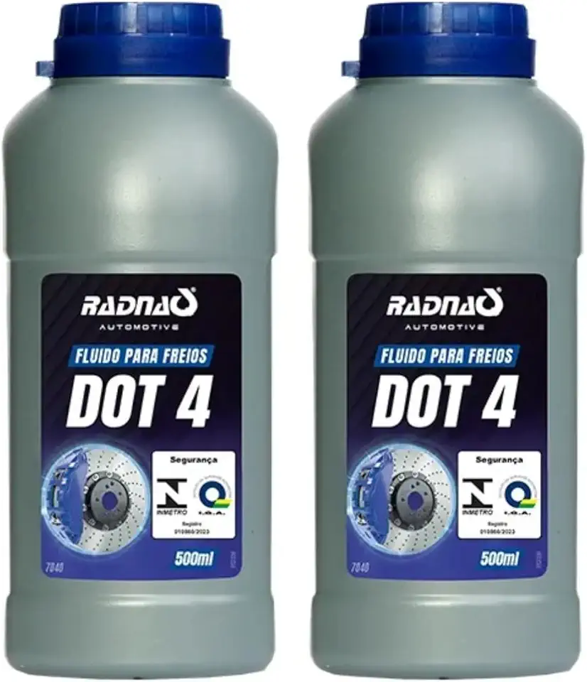 Kit 2 Fluído Óleo De Freio Dot 4 500ml