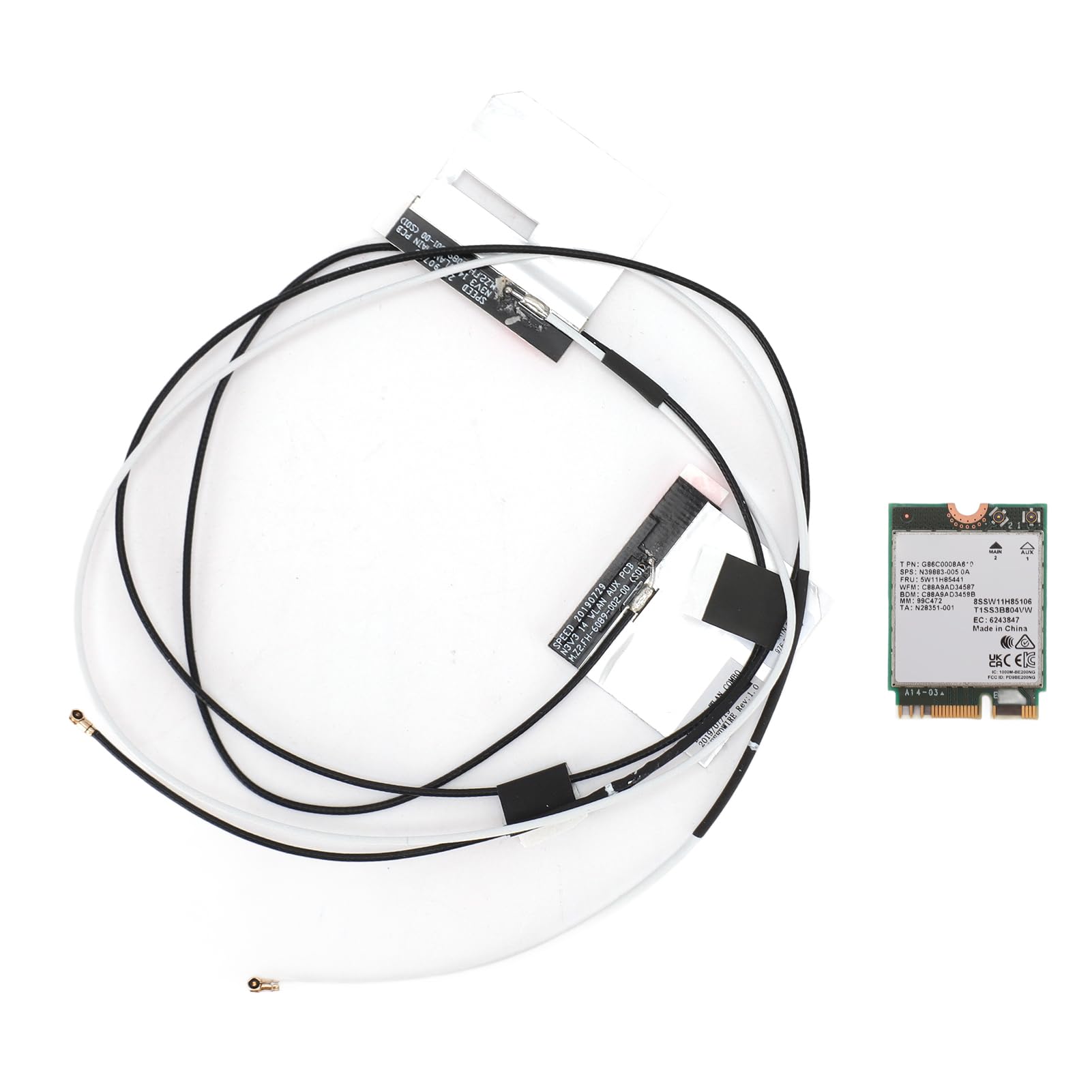 Scheda Wireless WiFi 7 BE200 NGW per PC M.2 NGFF 8774Mbps Bluetooth 5.4 per Portatile e Desktop, scheda di rete ad alta velocità per Windows 10 11 64 Bit