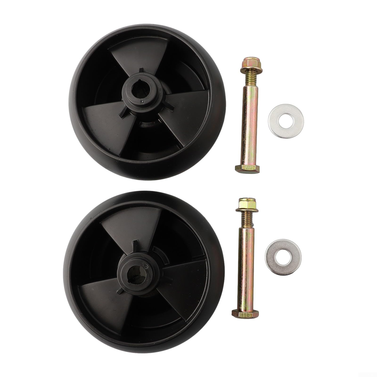 734-04155 Roues de terrasse pour tondeuse Cub Cadet, roues de jauge de pont, tondeuse à gazon, tracteur, fonctionne avec pont de 106,7 cm, 127 cm, 137,2 cm, remplace 112-0677, 734-04155