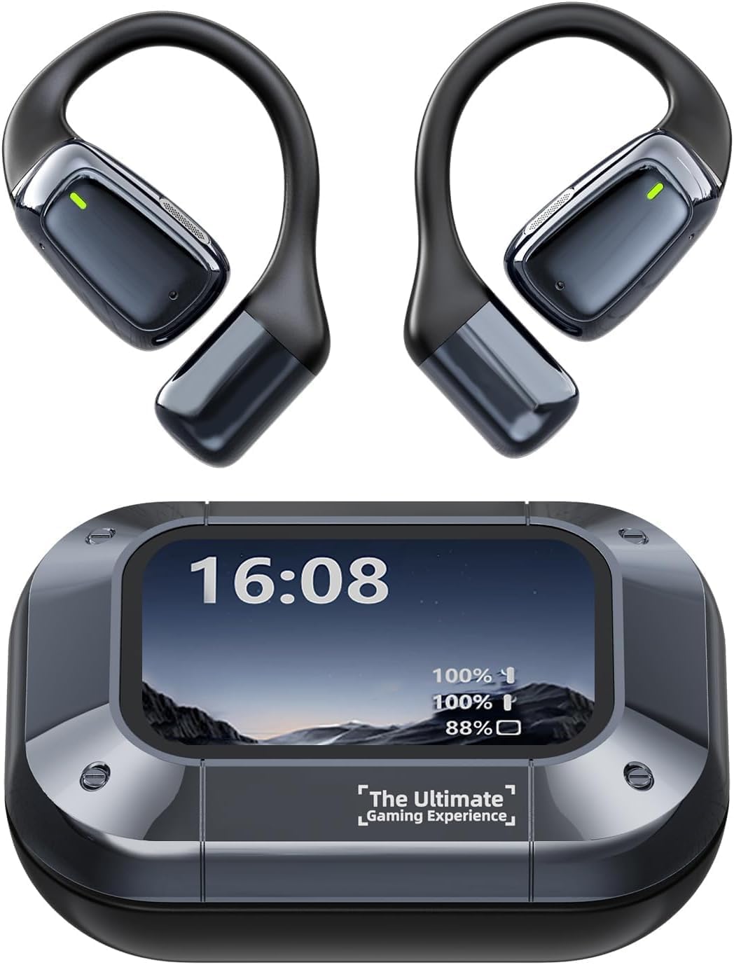 Relxhome AI Kopfhörer Übersetzer, 3-in-1Translator Earbuds, Bluetooth 5.4 Sprachübersetzer für 134 Sprachen mit App, 60Std, 5Übersetzungsmodi Echtzeit Übersetzer Ohrhörer für Reisen, Business