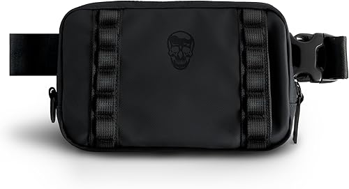 Gymreapers Bolsos cruzados pequeños de viaje para hombres y mujeres con bolsillo oculto, riñonera cruzada impermeable para hombres con cinturón