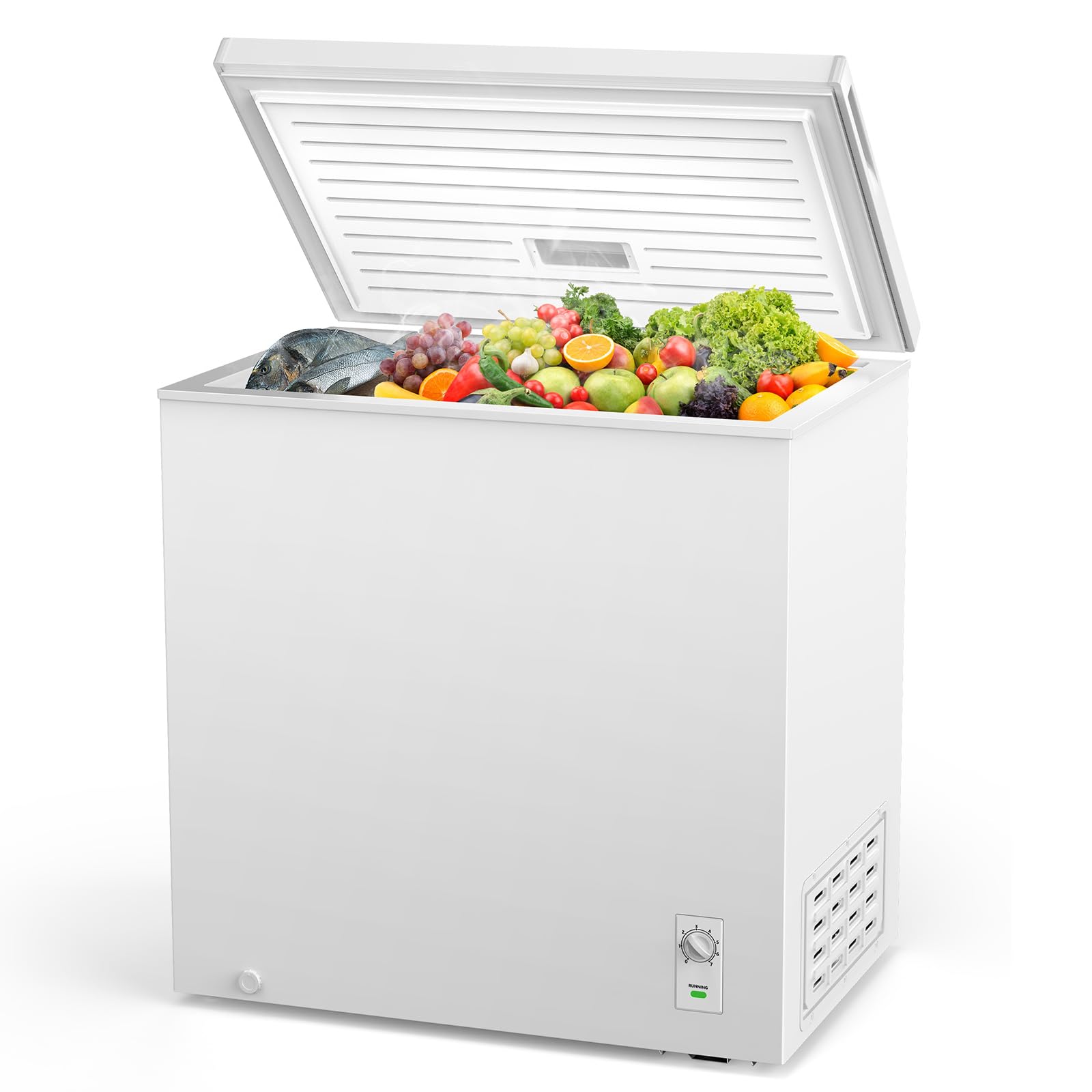 COWSAR 7.0 Cubic Feet Chest Freezer with 3 Removable Basket, Large Deep Freezers Free Standing Top Open with, Adjustable 7 Temperature Quiet Mini Congelador for Home Kitchen Office Commercial Bar | Fridge.com