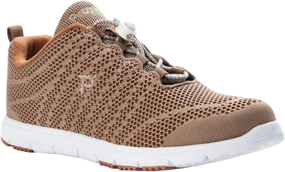 Propét Women's Travel Walker Evo Sneaker, Taupe/Sienna, 6.5 - Image 3