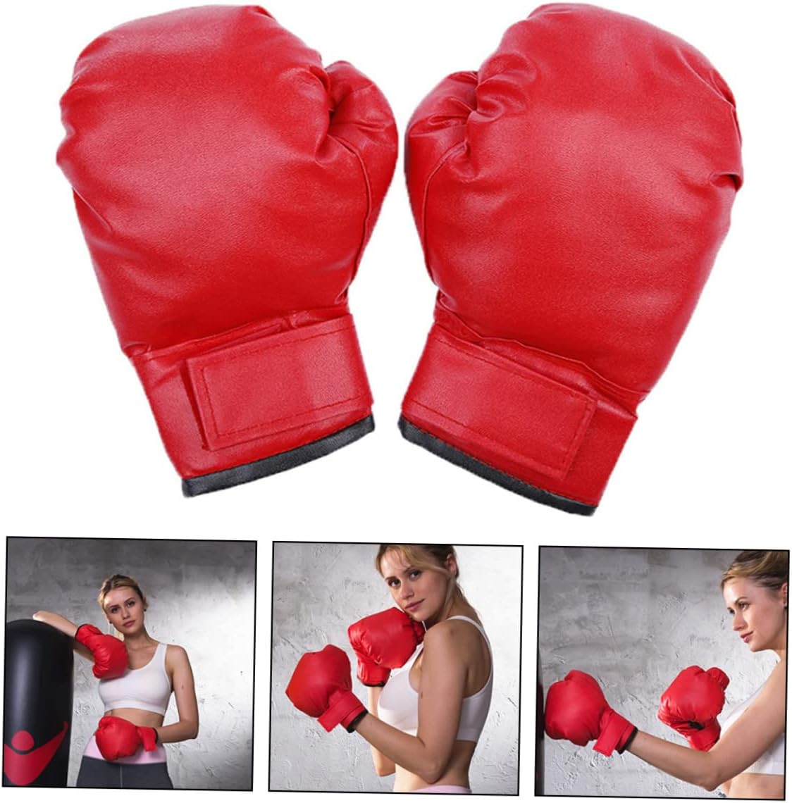 Yardwe Professional Sparring Gloves Boys and Girls Thai Gloves Wide Wrist Wrap Multi-Layer Padding