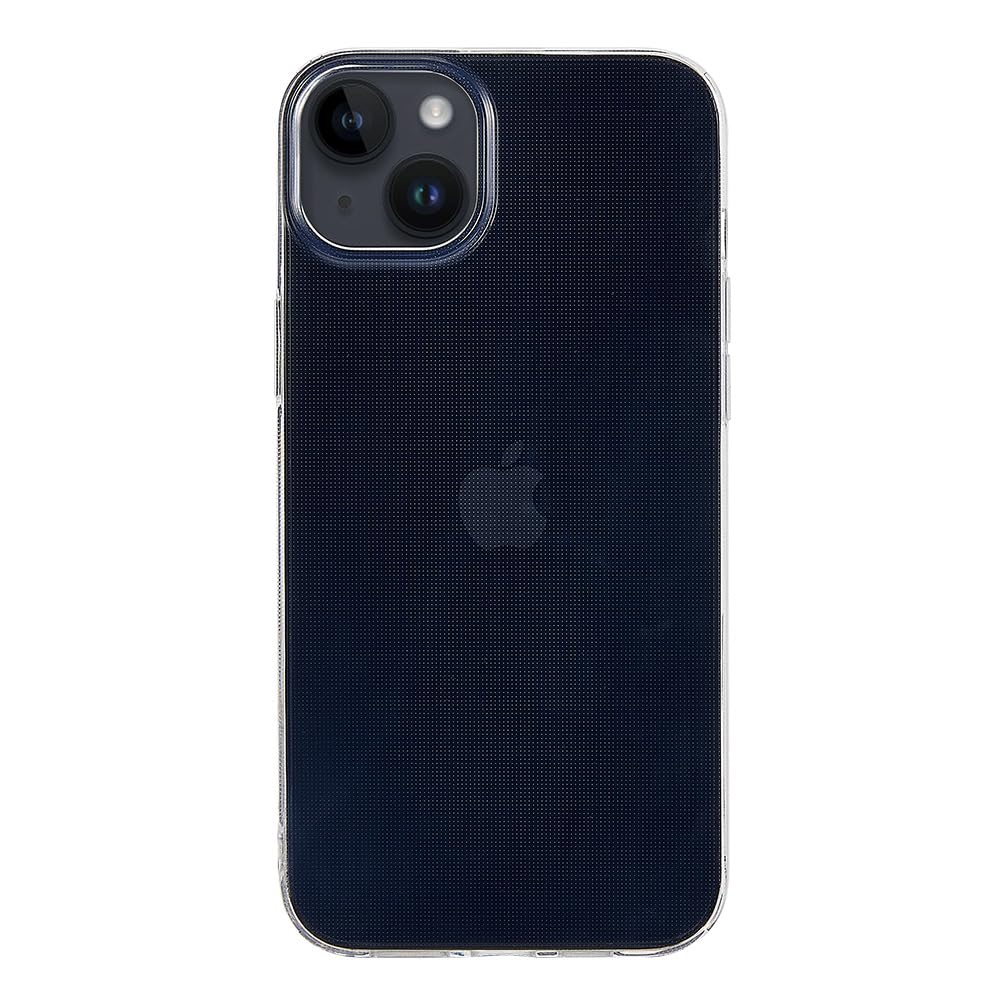 groov e Smartphone Cases - Clear Shell Case - Mobile Phone Protective Cover with Slim Design - TPU Protector with Precise Cutouts - Supports Wireless Charging - For iPhone 14 Plus