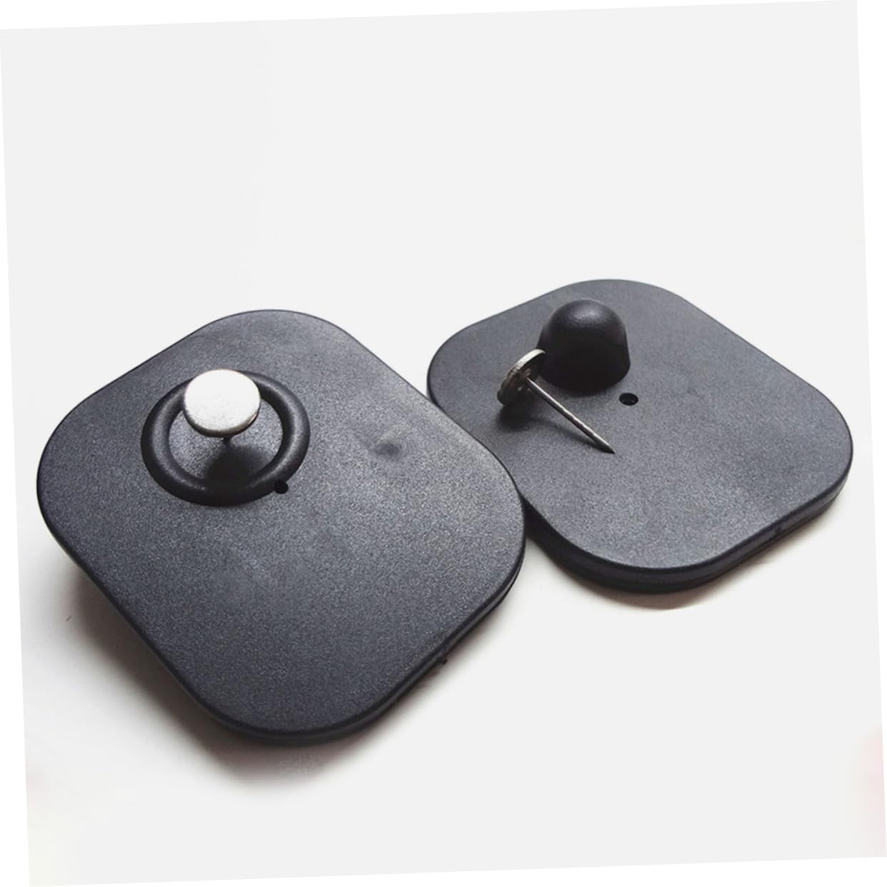 SOLUSTRE 1 Set Per Abbigliamento Antitaccheggio Anti Etichette Per Vestiti Etichette Magnetiche Per Vestiti Etichetta Antifurto Per Vestiti Abs Black 50 Pezzi