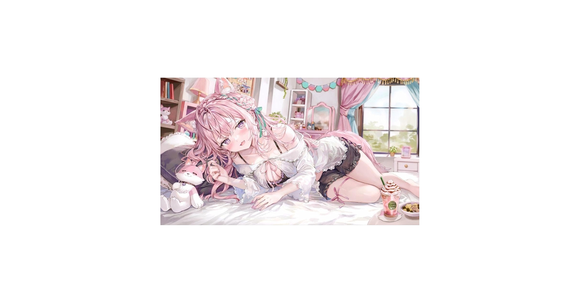 C102 さしみねこ屋 ホロライブ 博衣こより ラバーマット プレイマット C102】博衣こより ラバーマット - さしみねこ屋 - BOOTH