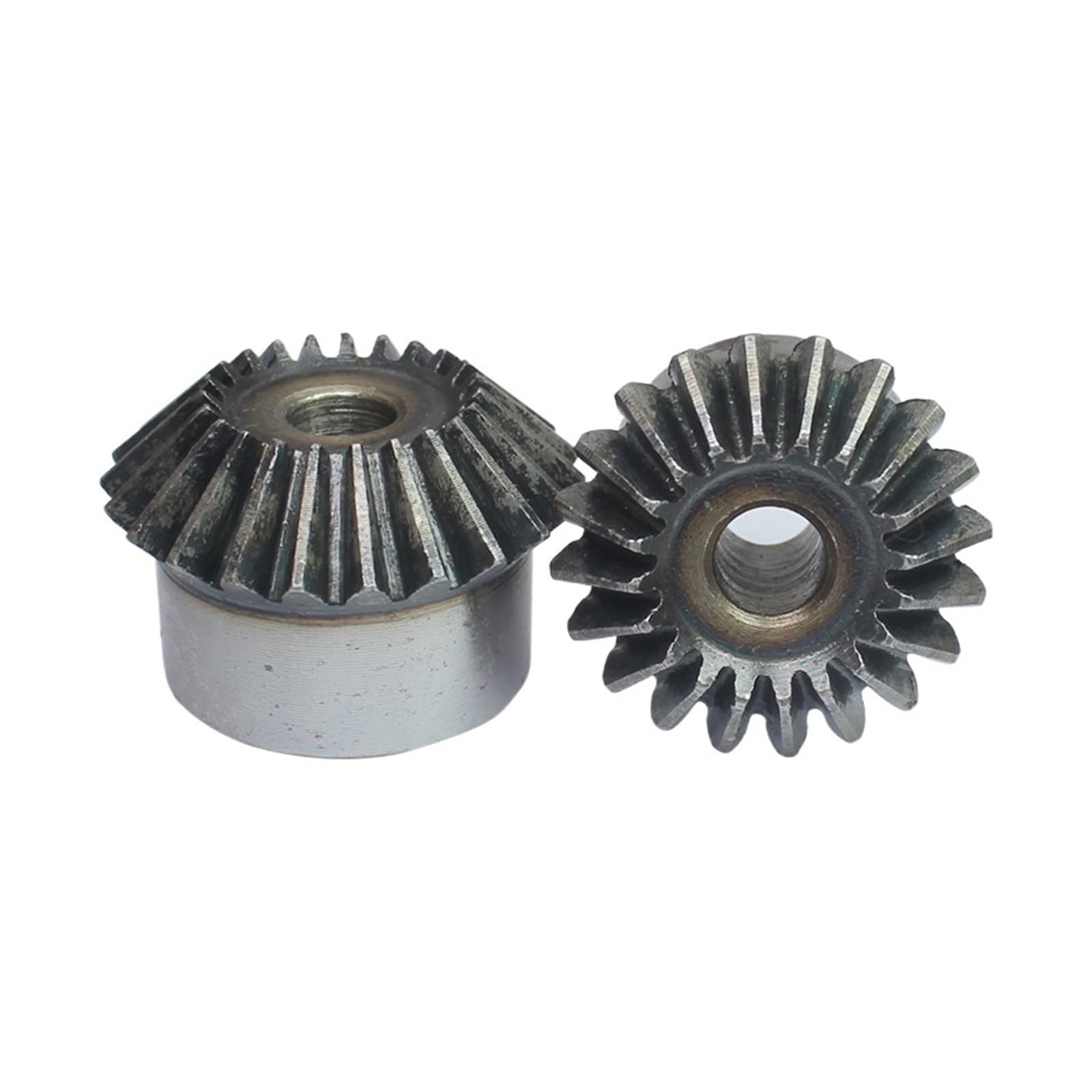 Bevel Gear Pinion Hardware Mechanical Bevel Gear 1.5M22T/23T/24T/25T/26T/27T Gear Process Hole 90 Degrees Meshing Angle Carbon Steel Transmission Ratio 1:1 Transmission Parts(22 Teeth)