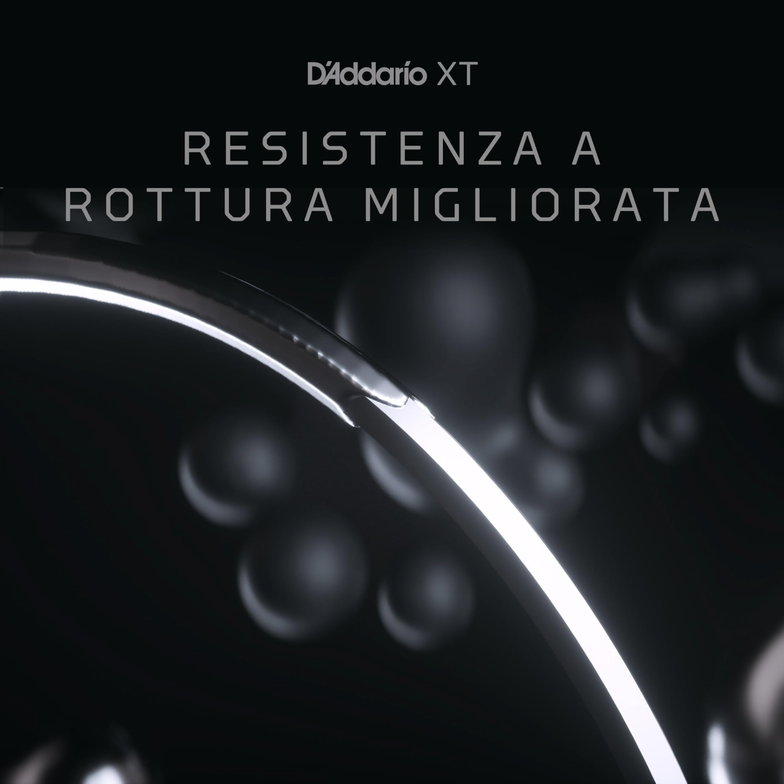 D'Addario XTB45105, XT Corde in Acciaio Placcate al Nickel per Basso, Scalatura Leggera Top/Media Bottom, 45-105