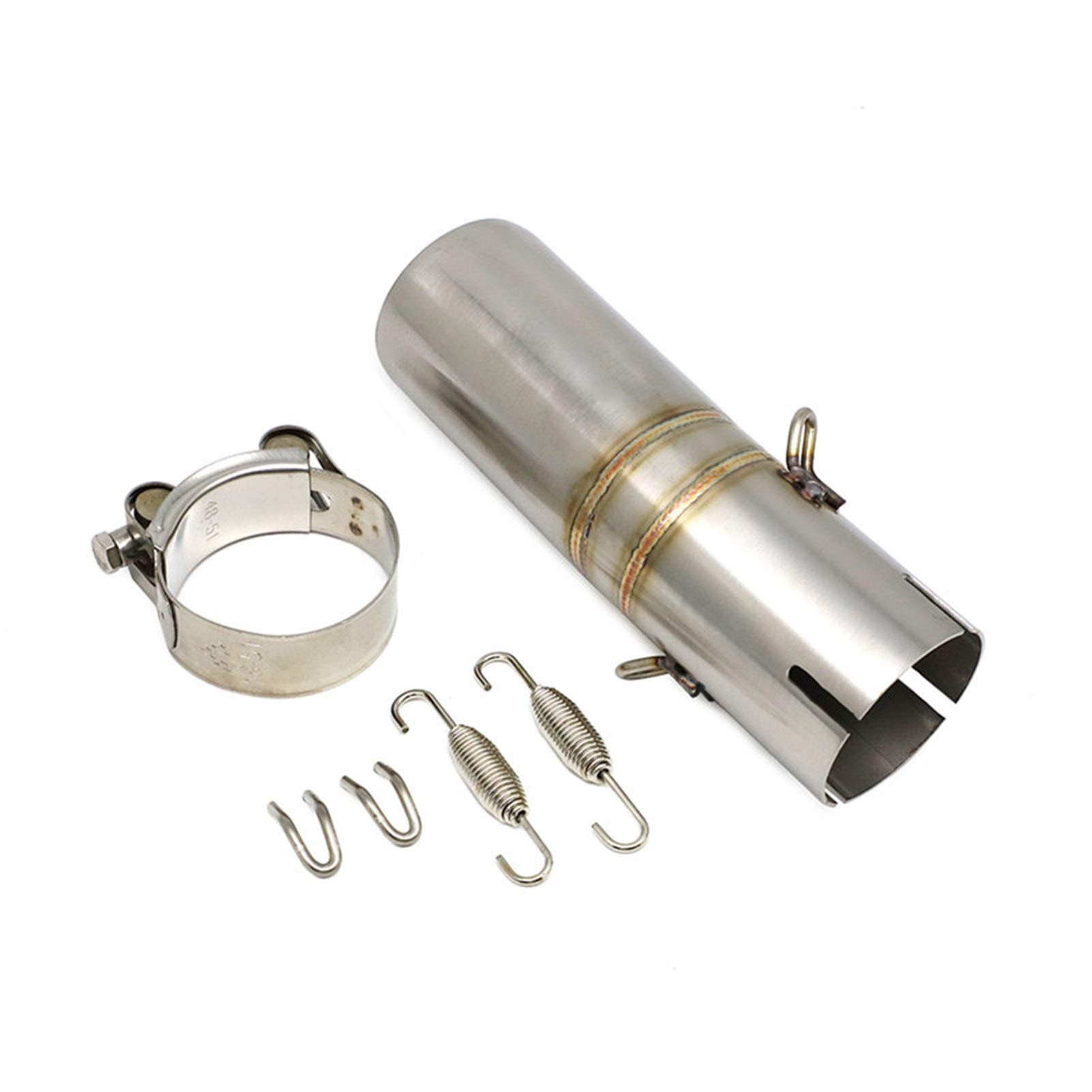 Buy Exhaust Muffler Link Pipe 51mm Motorcycle Slip On Exhaust Middle