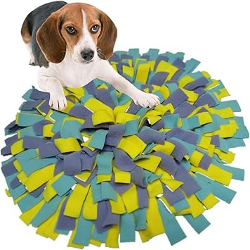 Amazon Co Jp 犬パズルおもちゃ ペットの匂いトレーニングマット スローフードボウル スナッフィングブランケット 犬噛みおもちゃ 自然の森のスキル 犬用餌やりマット 犬の匂いトレーニングマット 鼻作業用ブランケット ペット用品