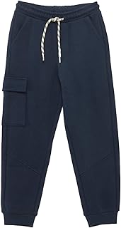 كيابي بنطلون ركض بجيوب جانبية للاولاد موديل BYC99، لون ازرق