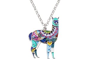 Zinc Enamel Alloy South American Alpaca Necklace: A Pendant of Exquisite Charm and Cultural Embrace