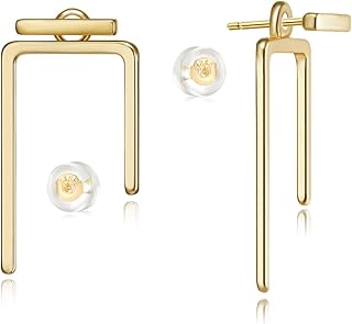 Spike Earrings Gold Huggie Hoop Diamond Cubic Zirconia 14K Gold Plated Dainty Small Simple Hypoallergenic Geometric Jewelry Gift for Women