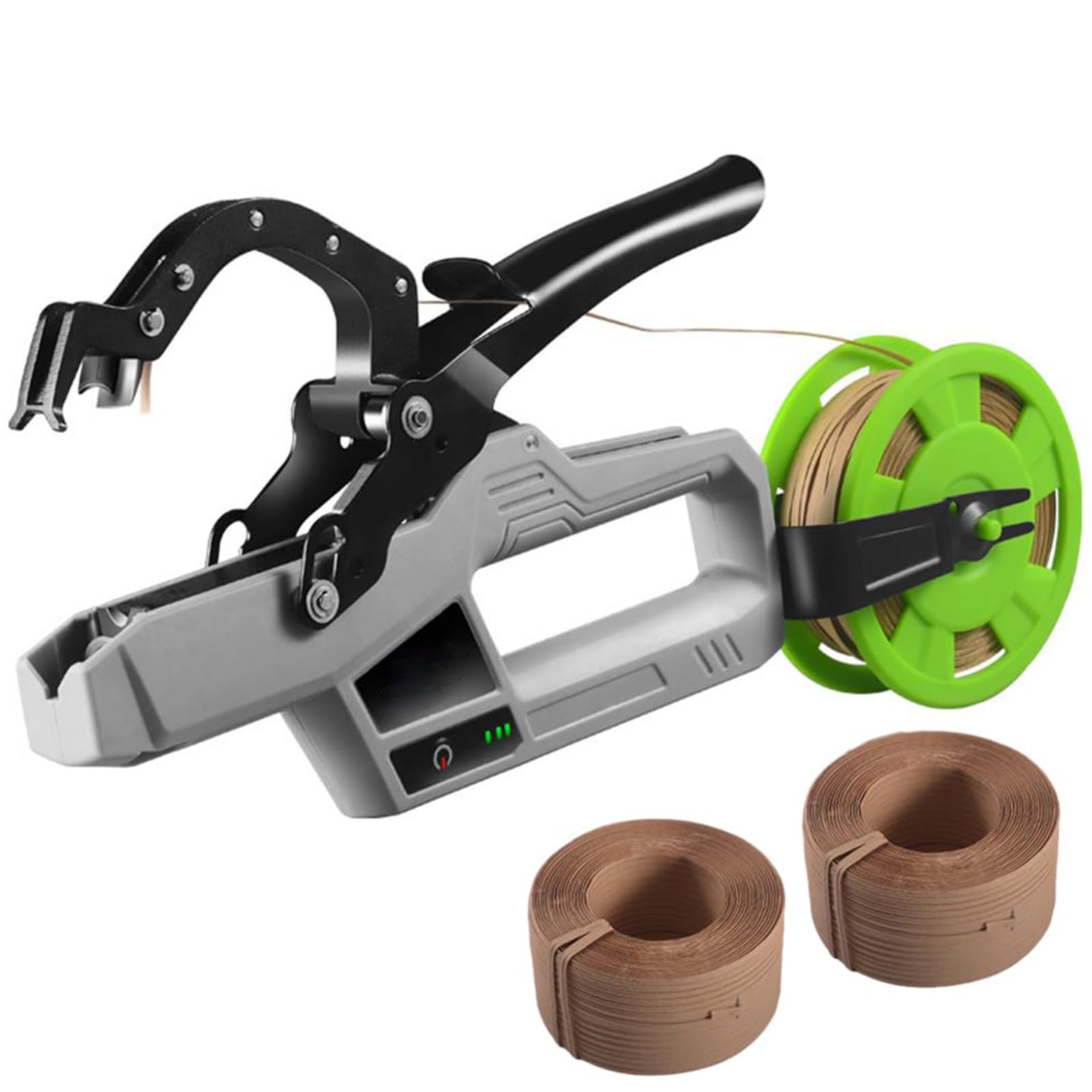 CVJdfhRE plant ties， Rechargeable Garden Branch Tying Set with 2 Tie Wire, Maximum Binding Diameter 45mm