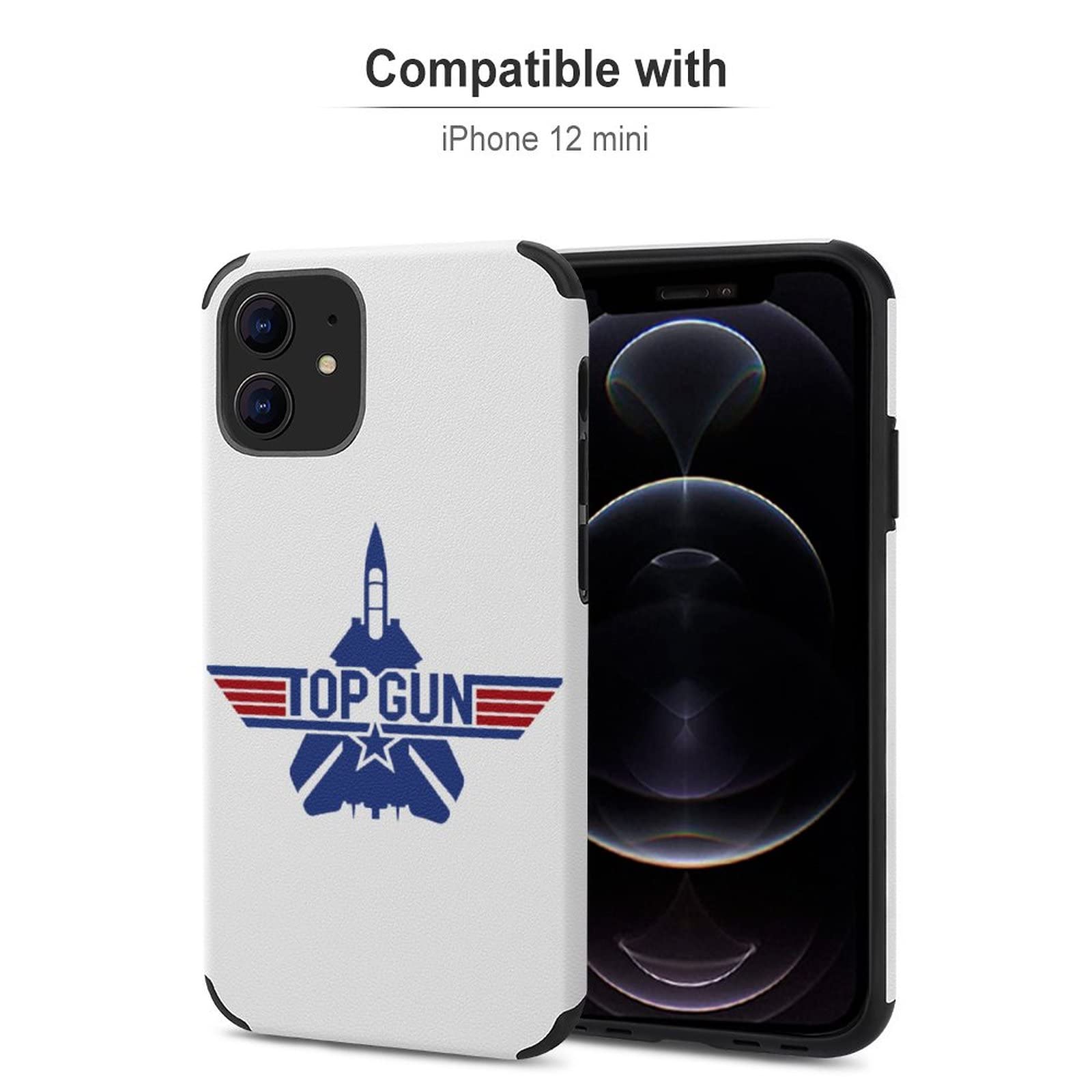 Amazon.co.jp: iPhone 12 Miniケース トップガン スマホケース 携帯